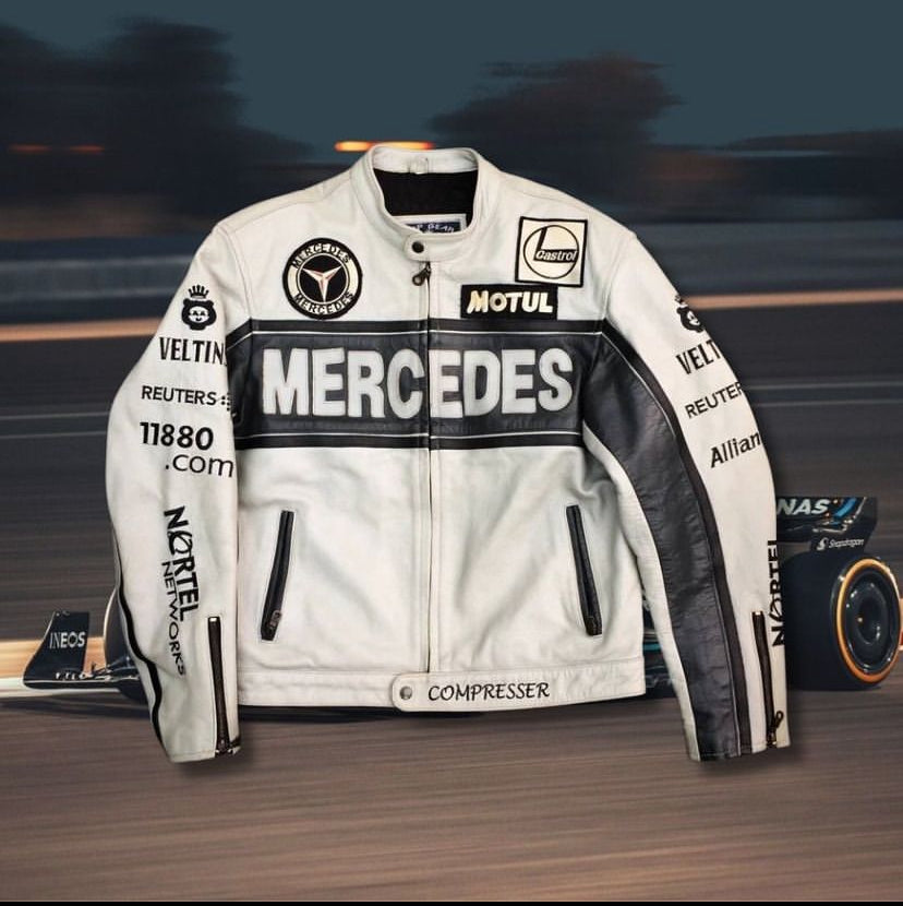 MERC WHITE LEATHER JACKET