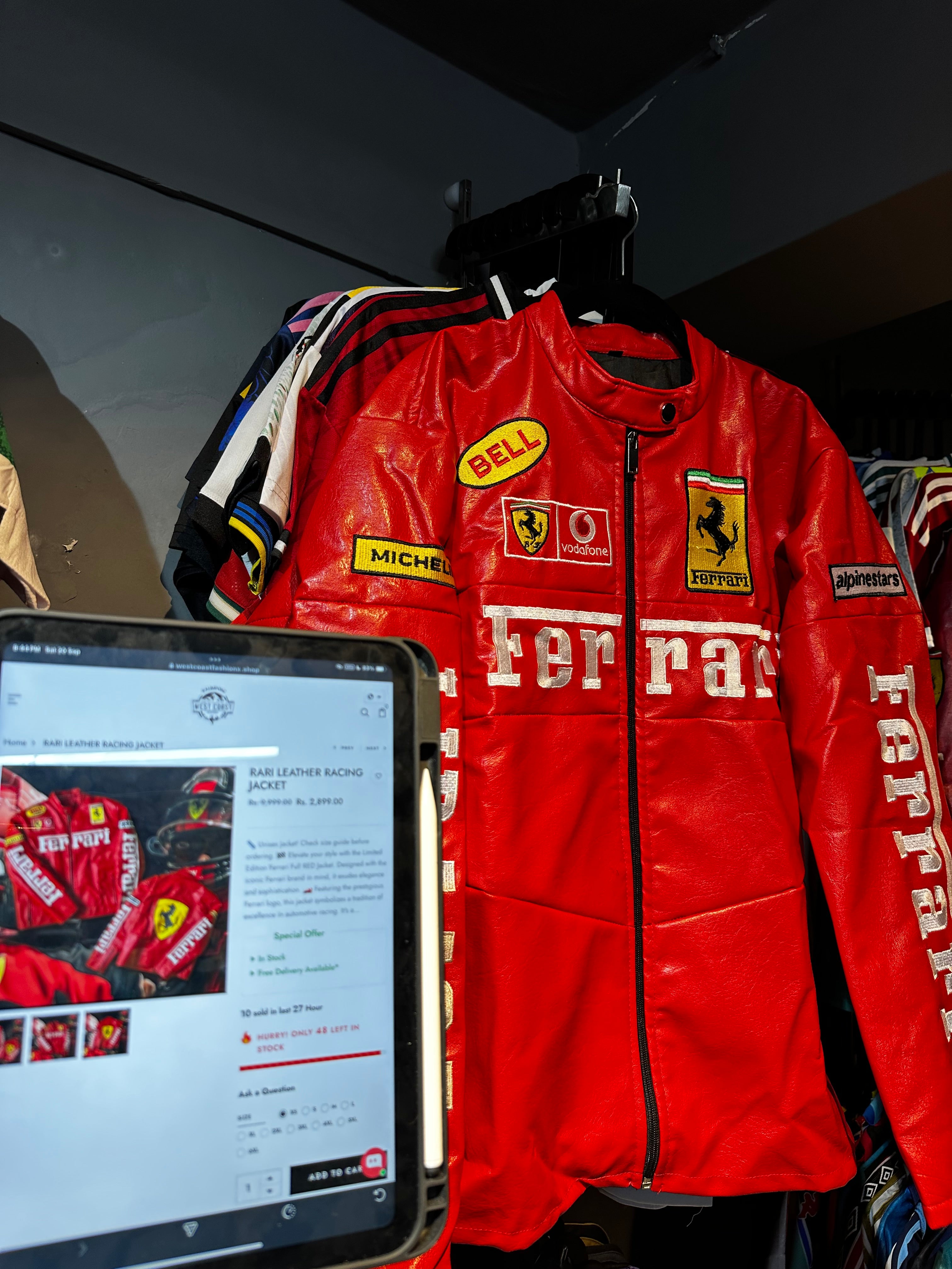 RARI LEATHER RACING JACKET