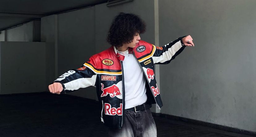 REDBULL VINTAGE LEATHER JACKET