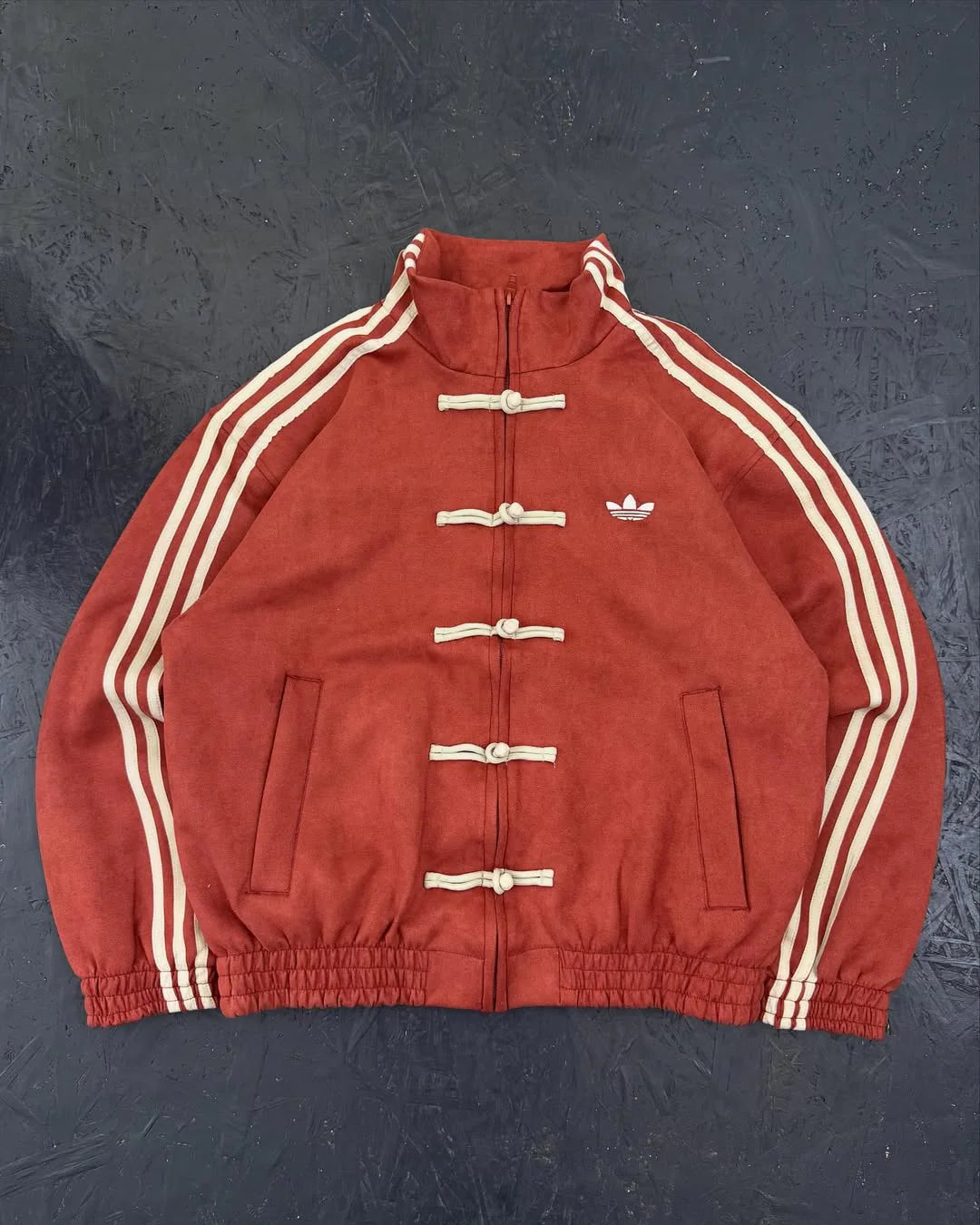 CNY Inspired Suede Track Jacket