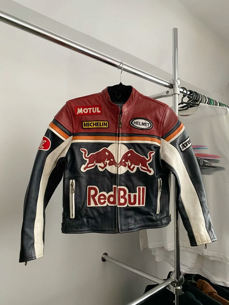 REDBULL VINTAGE LEATHER JACKET